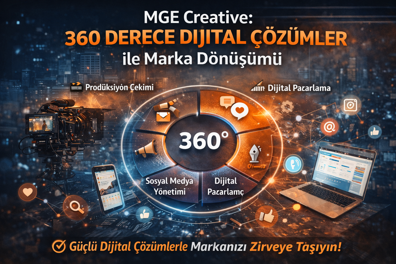 MGE Creative: 360 Derece Dijital Çözümler ile Marka Dönüşümü