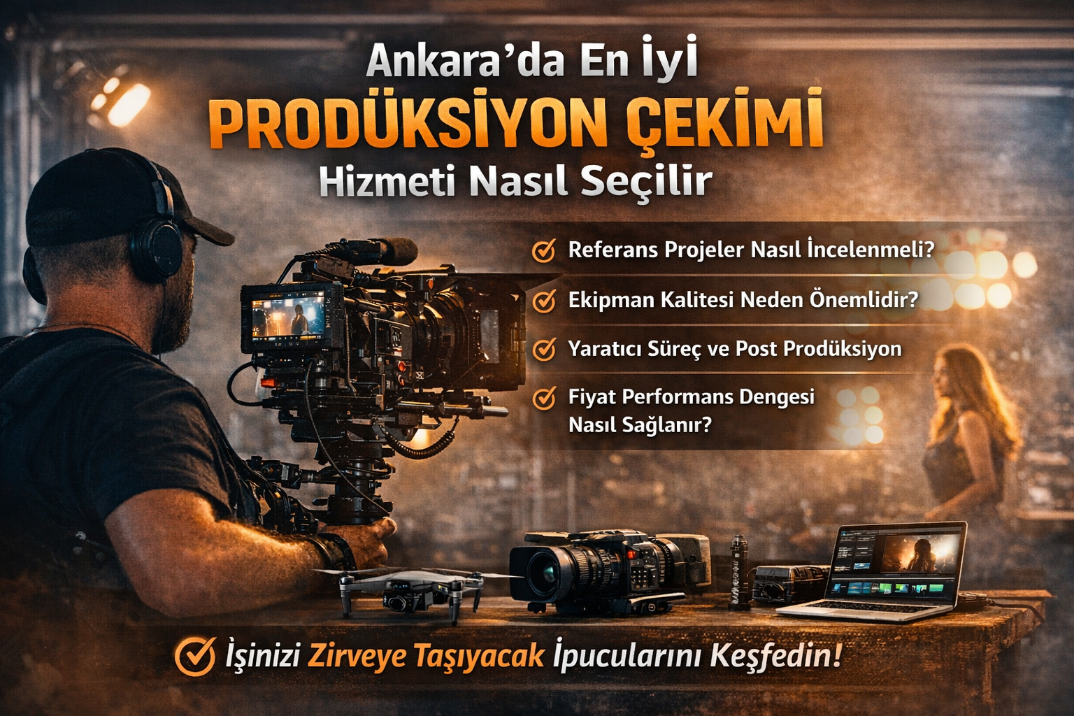 Ankara’da En İyi Prodüksiyon Çekimi Hizmeti Nasıl Seçilir